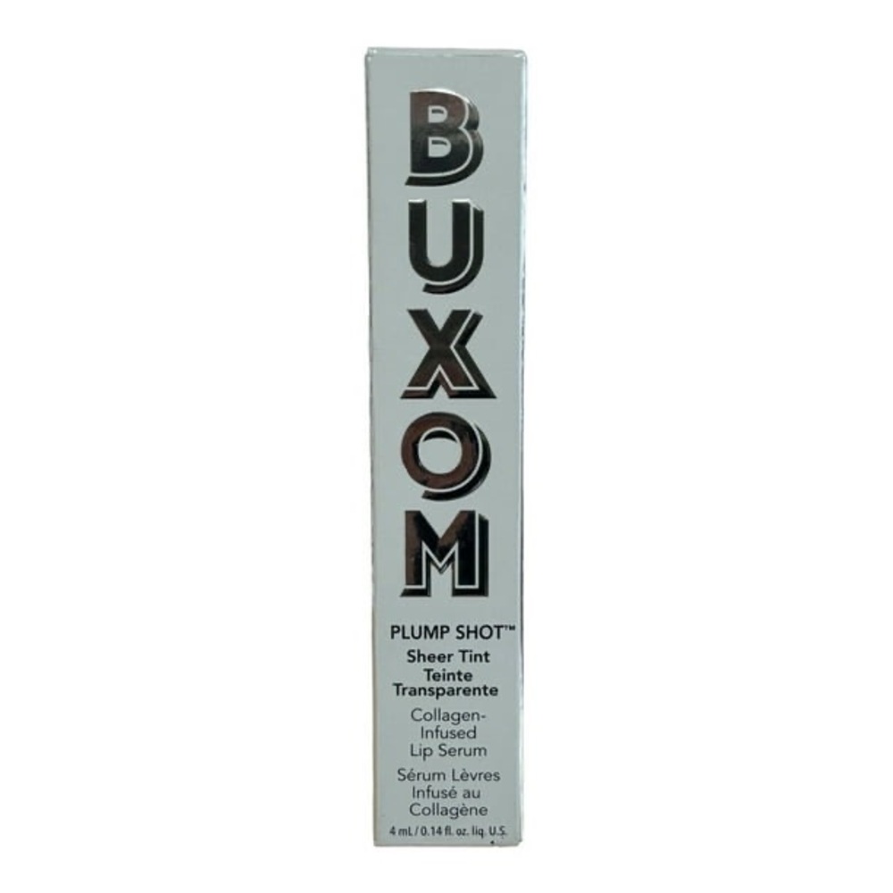 Buxom Lip Serum Plump Shot Sheer Tint Collagen Infused - Plum Power NIB